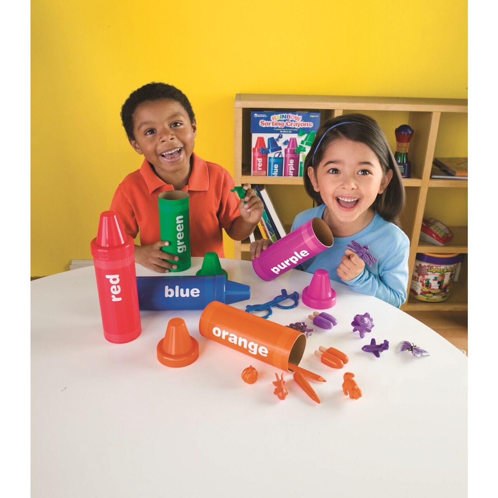 Rainbow Sorting Crayons  - LIMITED SUPPLY