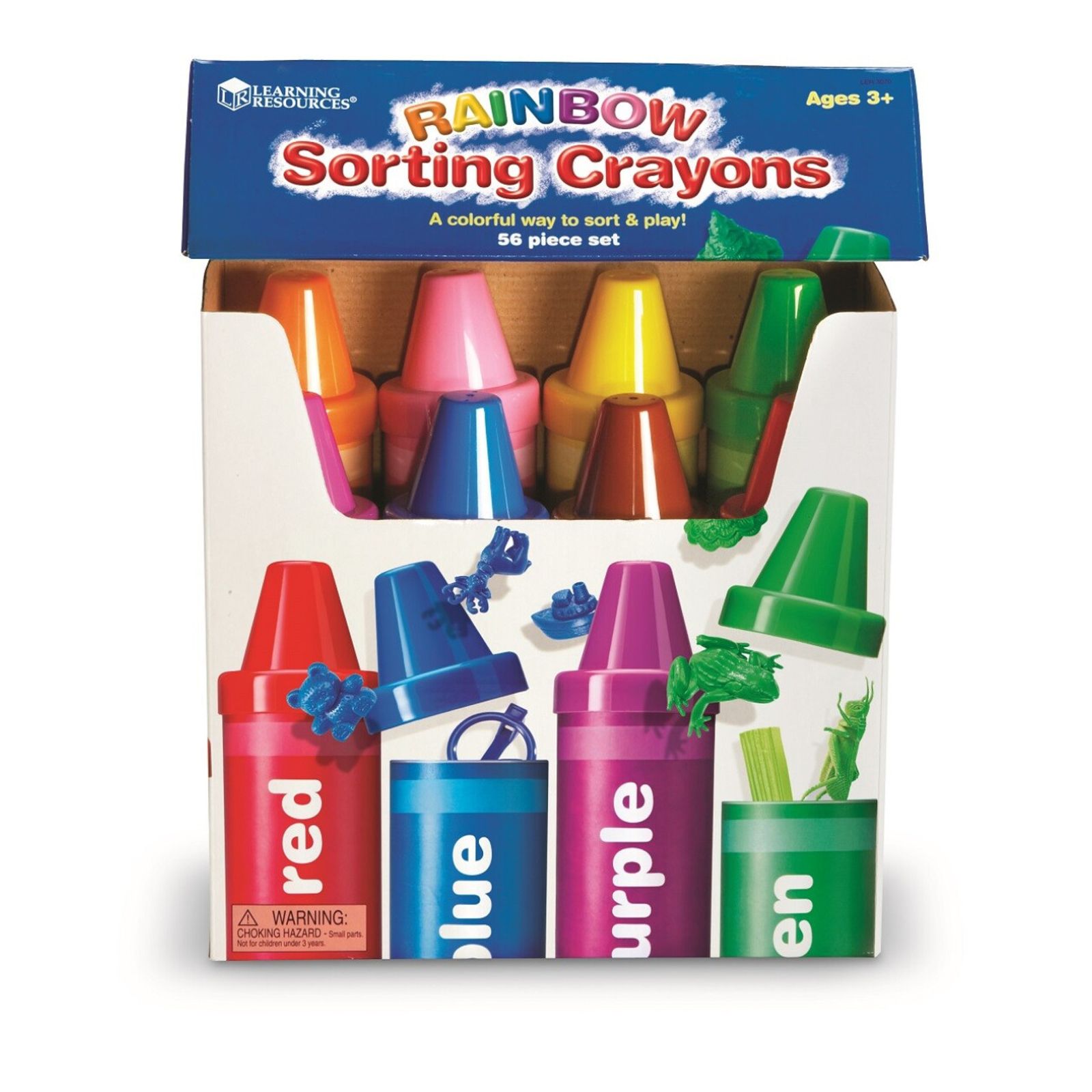 Rainbow Sorting Crayons  - LIMITED SUPPLY