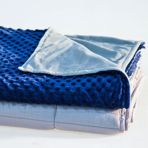 Weighted Blanket and Minky Dot Cover
