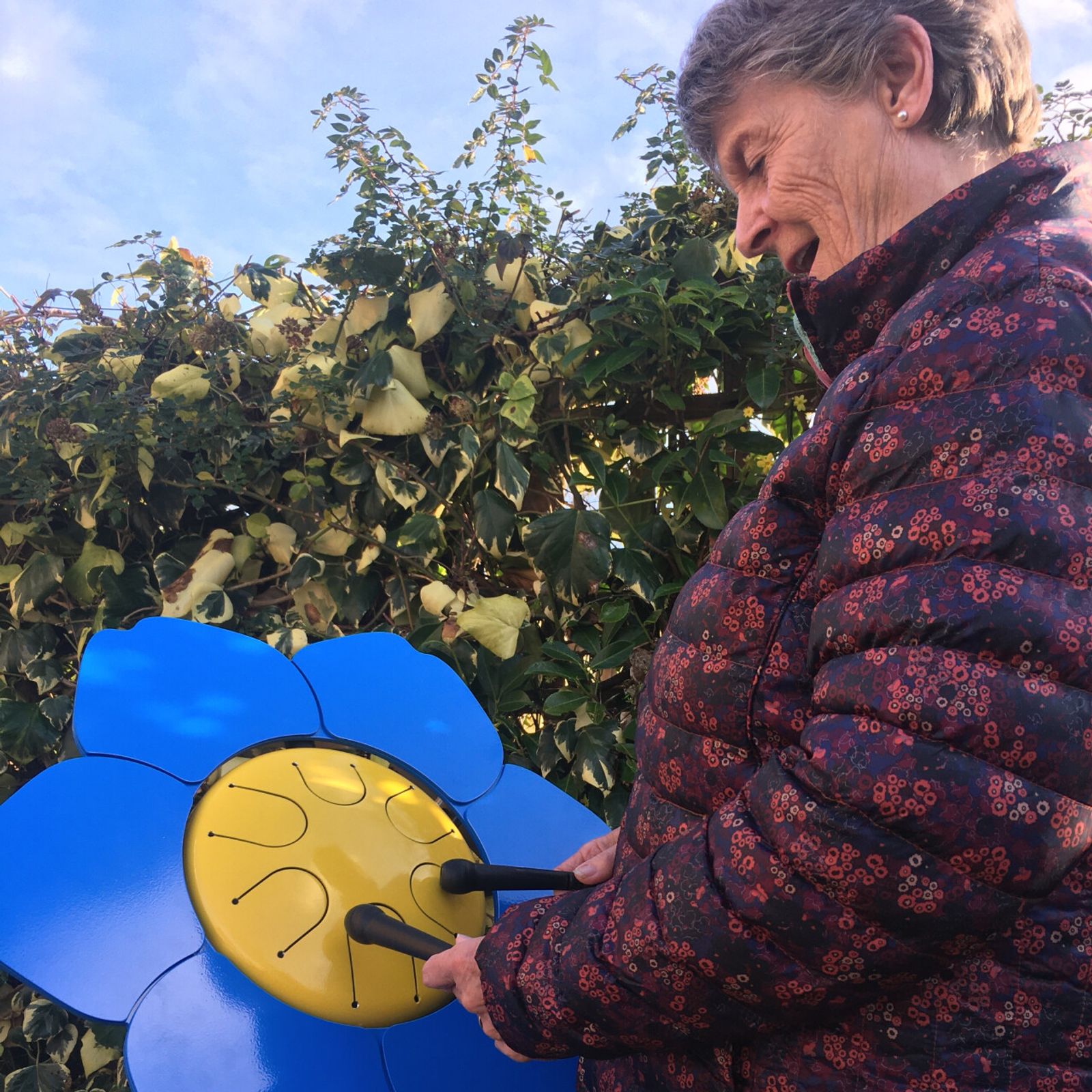 Blomtrumma - förgätmigej