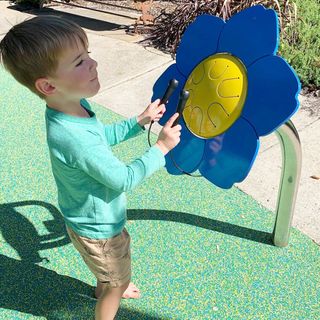 Blomtrumma - förgätmigej