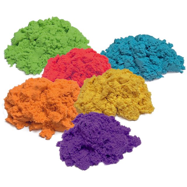 Sensory Sand 5kg - Regnbågsfärgad