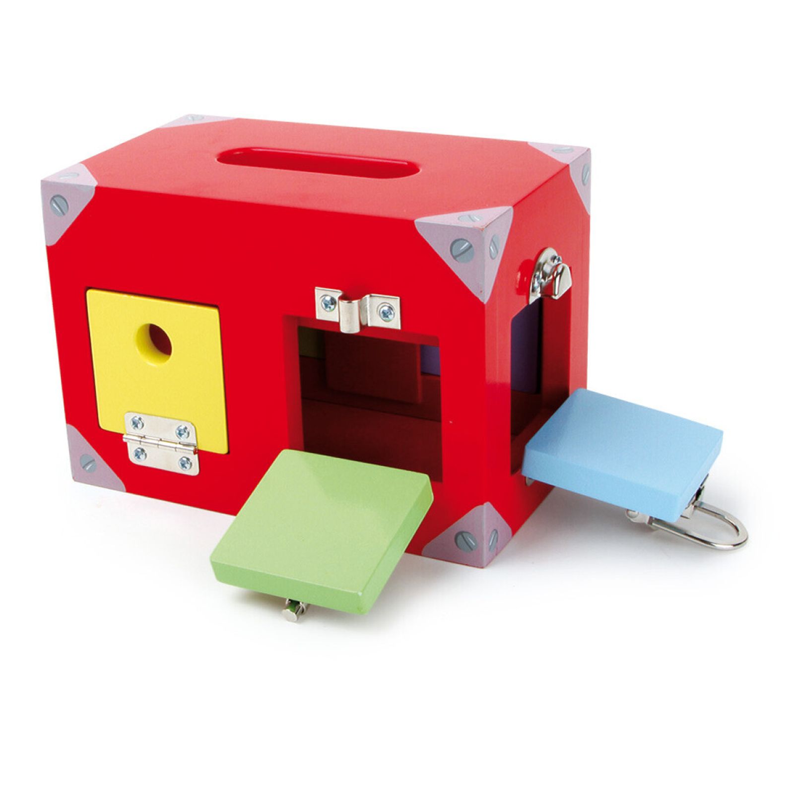 Toy Lock Box with 6 Locking Methods