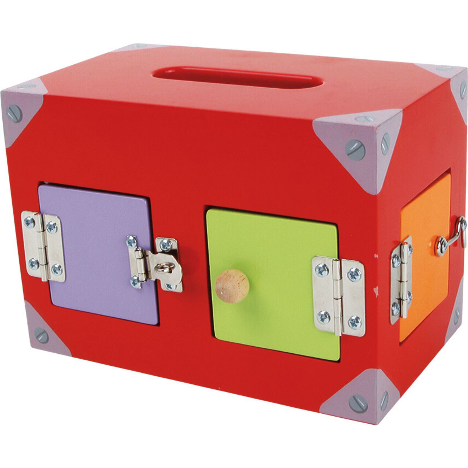 Toy Lock Box with 6 Locking Methods