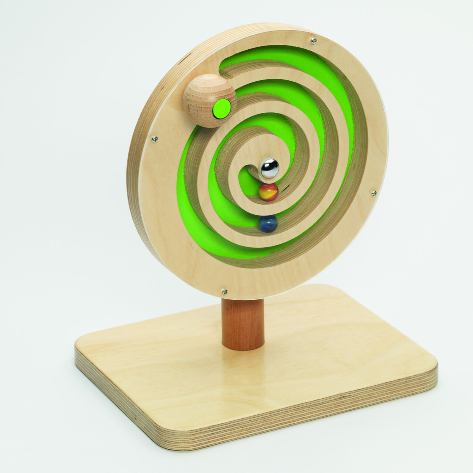 Wooden Bell Spiral Toy