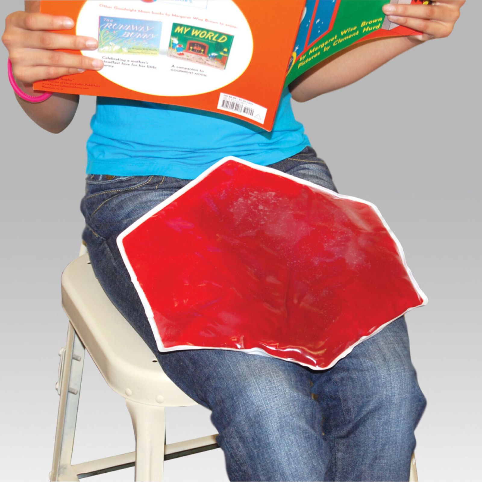 Weighted Hexagon Lap Pad - Red