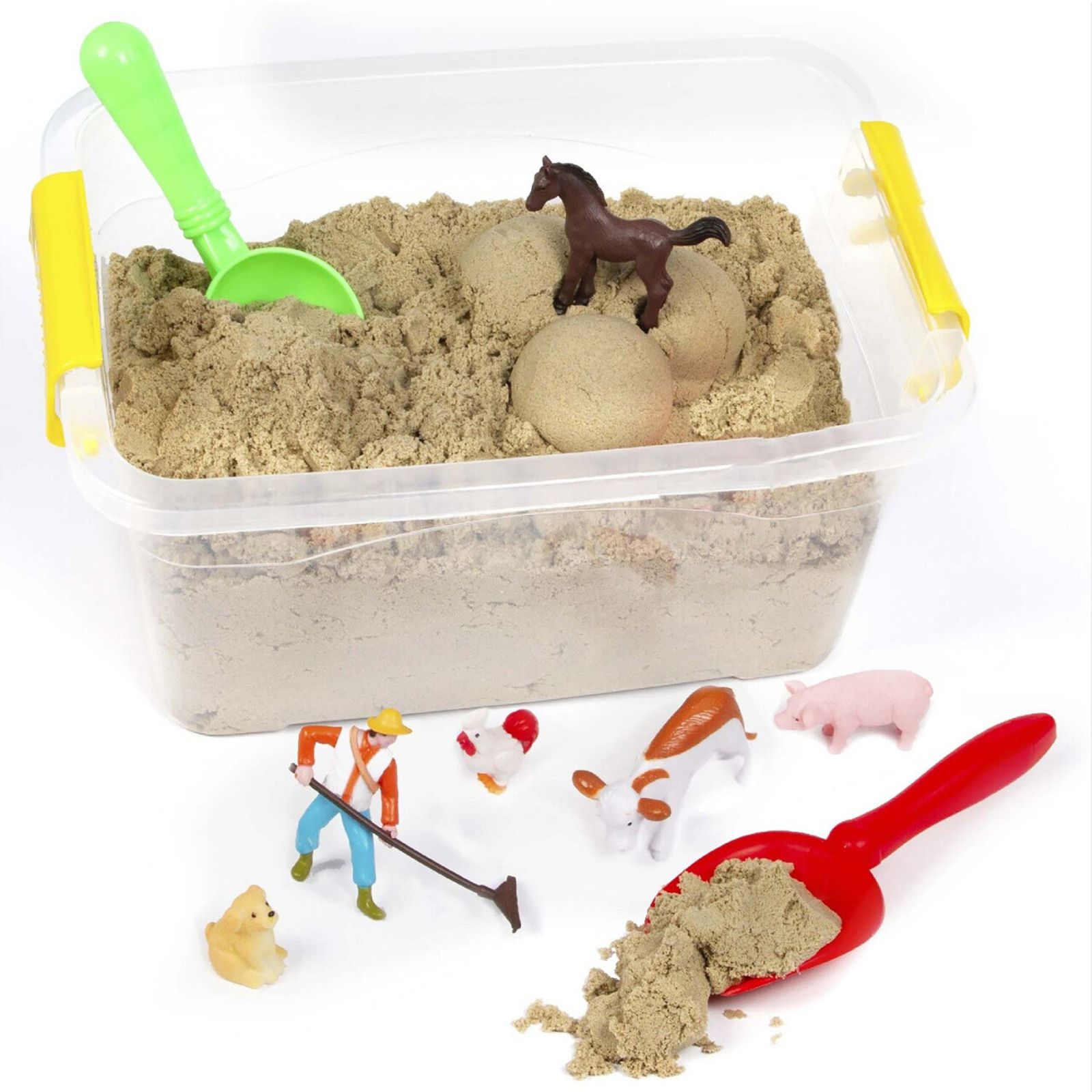 Sense & Grow Sensory Sand Bin-Farm Animals - LIMITED SUPPLY