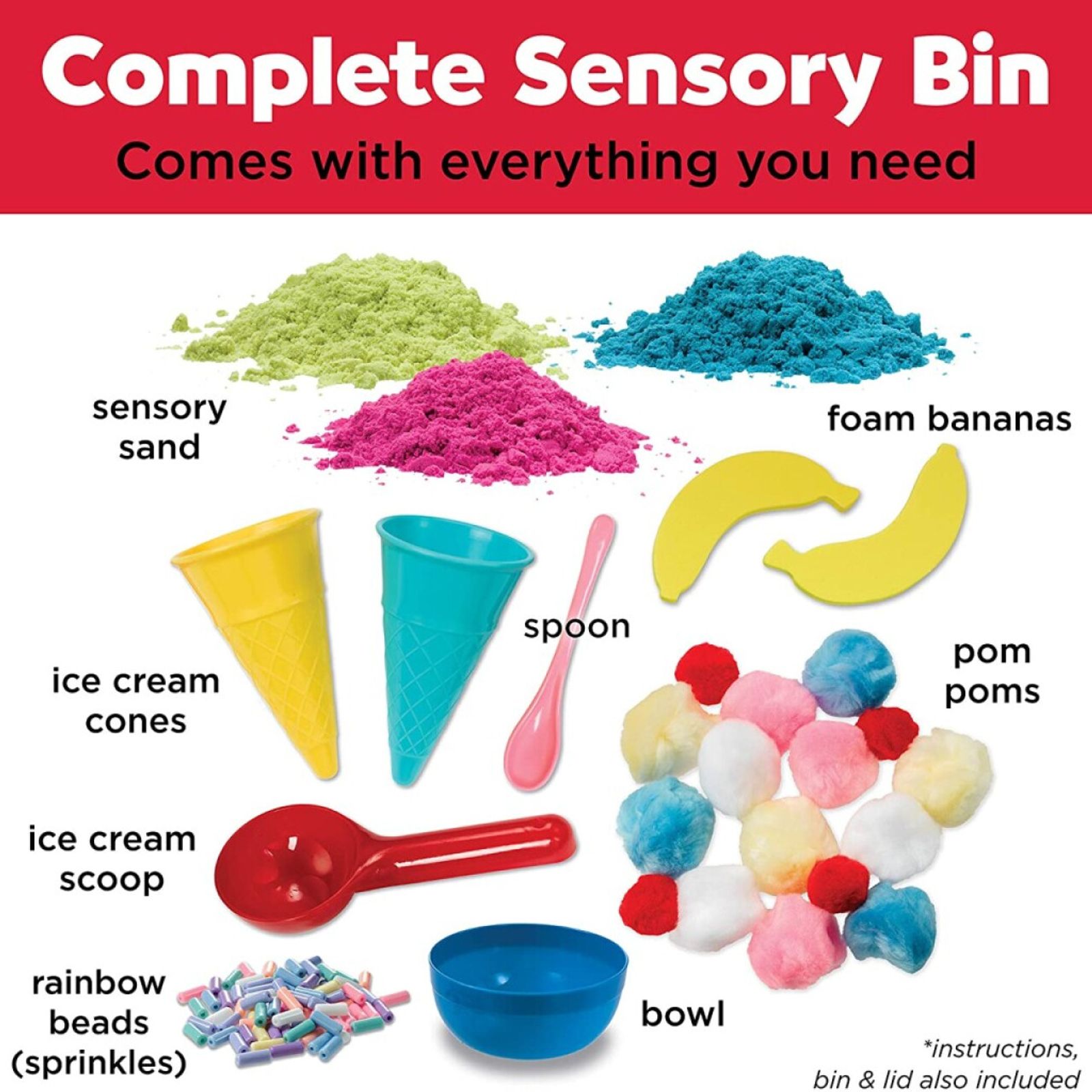 Ice Cream Shop Sensory Bin - LIMITED SUPPLY