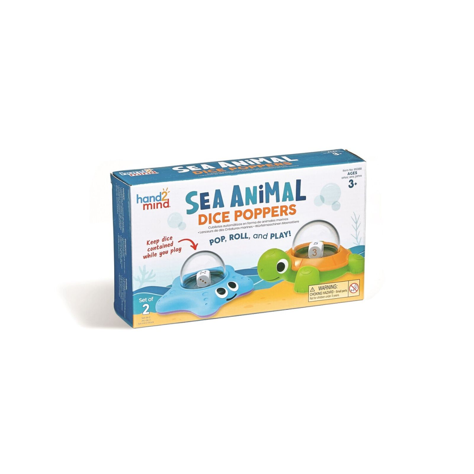 Sea Animal Dice Poppers  - LIMITED SUPPLY