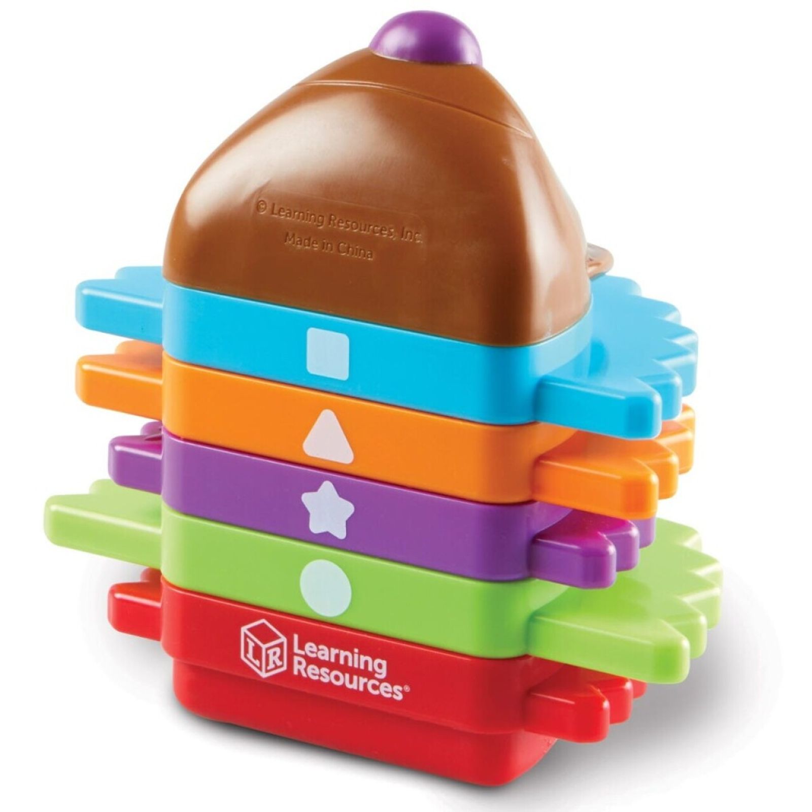 Spike The Fine Motor Hedgehog Rainbow Stackers - LIMITED SUPPLY