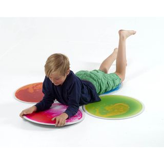 Circle Floor Tiles - set of 4