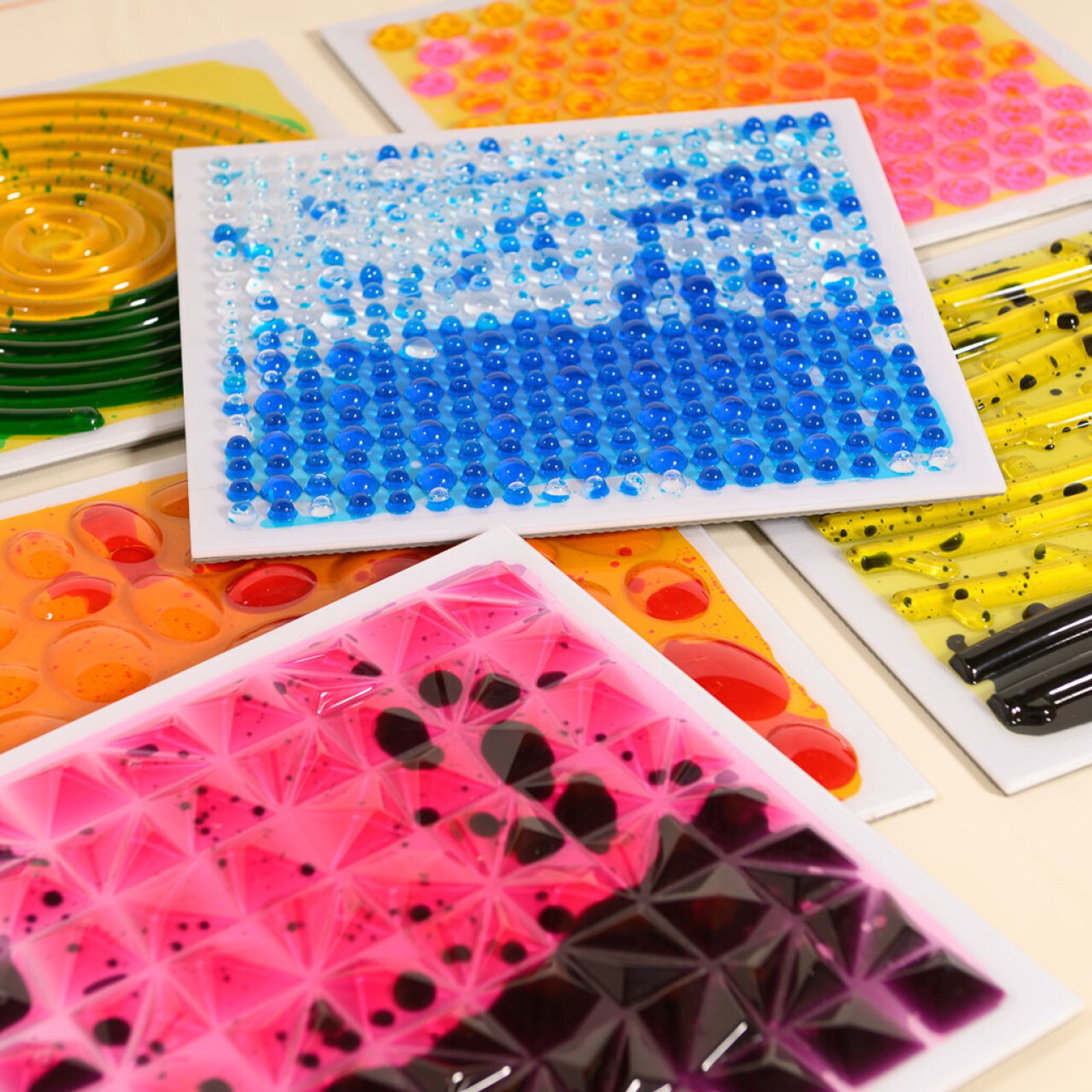 Textured Liquid Tiles
