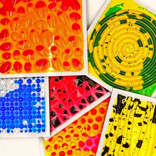 Textured Liquid Tiles