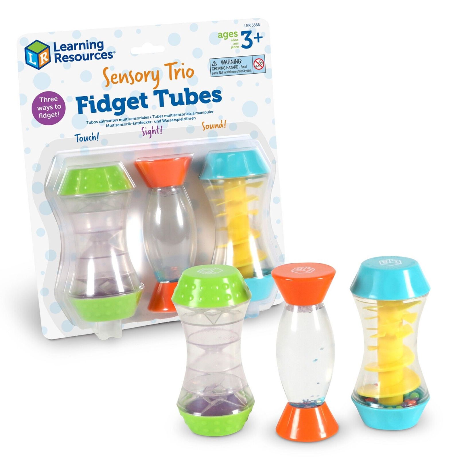 Learning Resources Sensory Trio Fidget Tubes