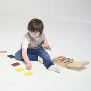 Tactile Box - 10 Pairs - Wood-backed Materials