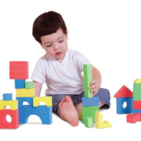 30 Textured Foam Blocks