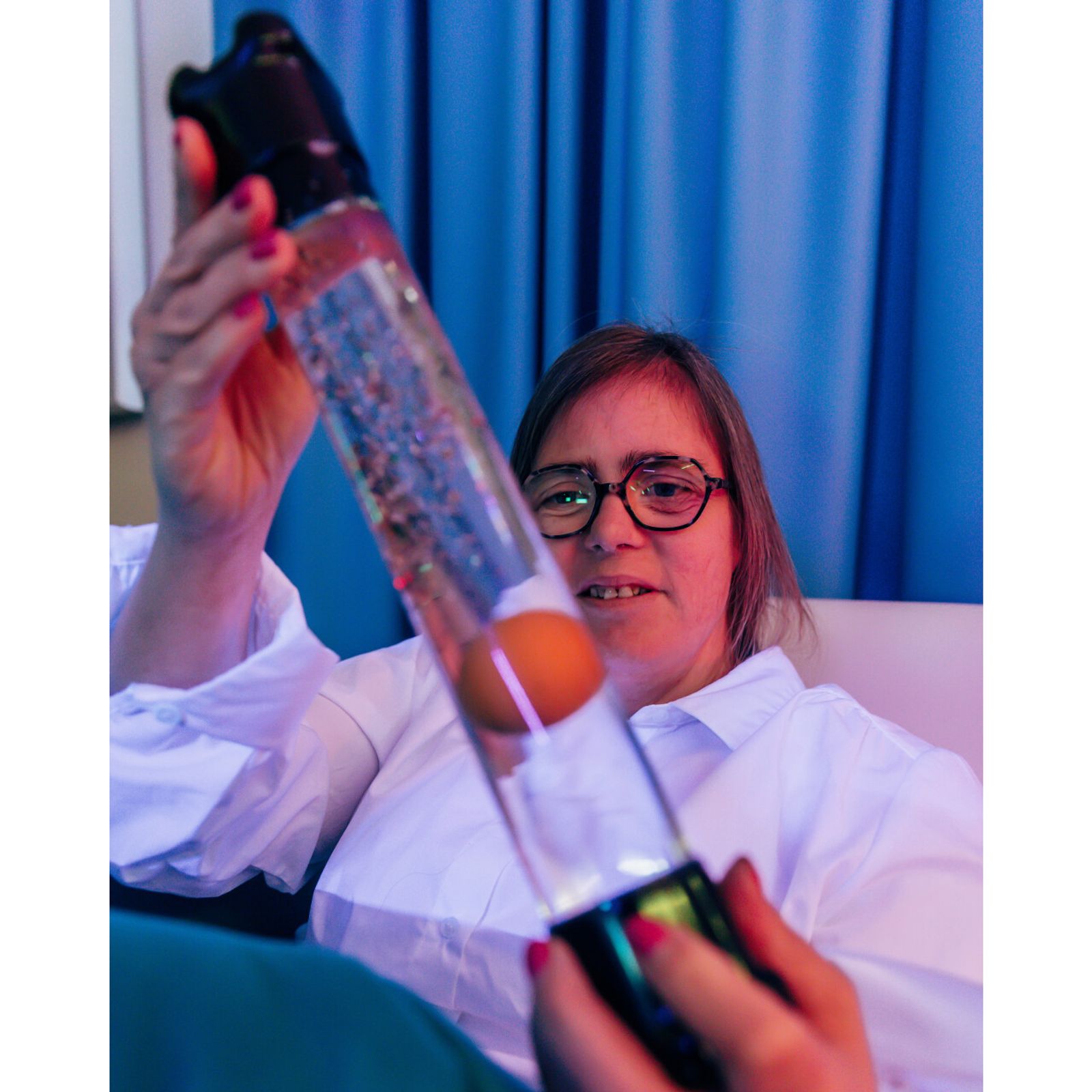 Glitterrör med boll