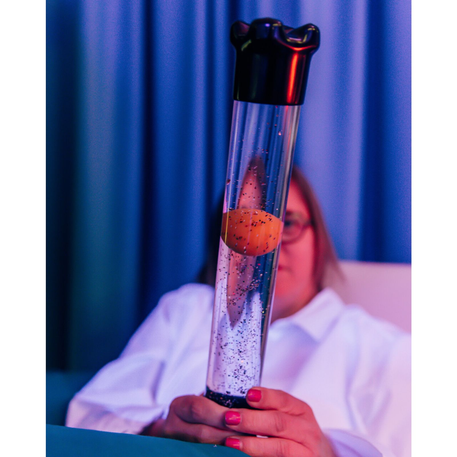 Glitterrör med boll