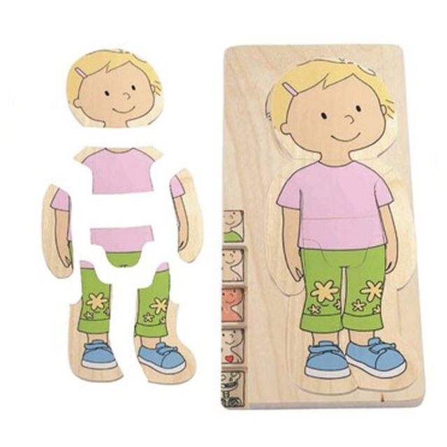 Your Body - Girl - Anatomical Learning Puzzle