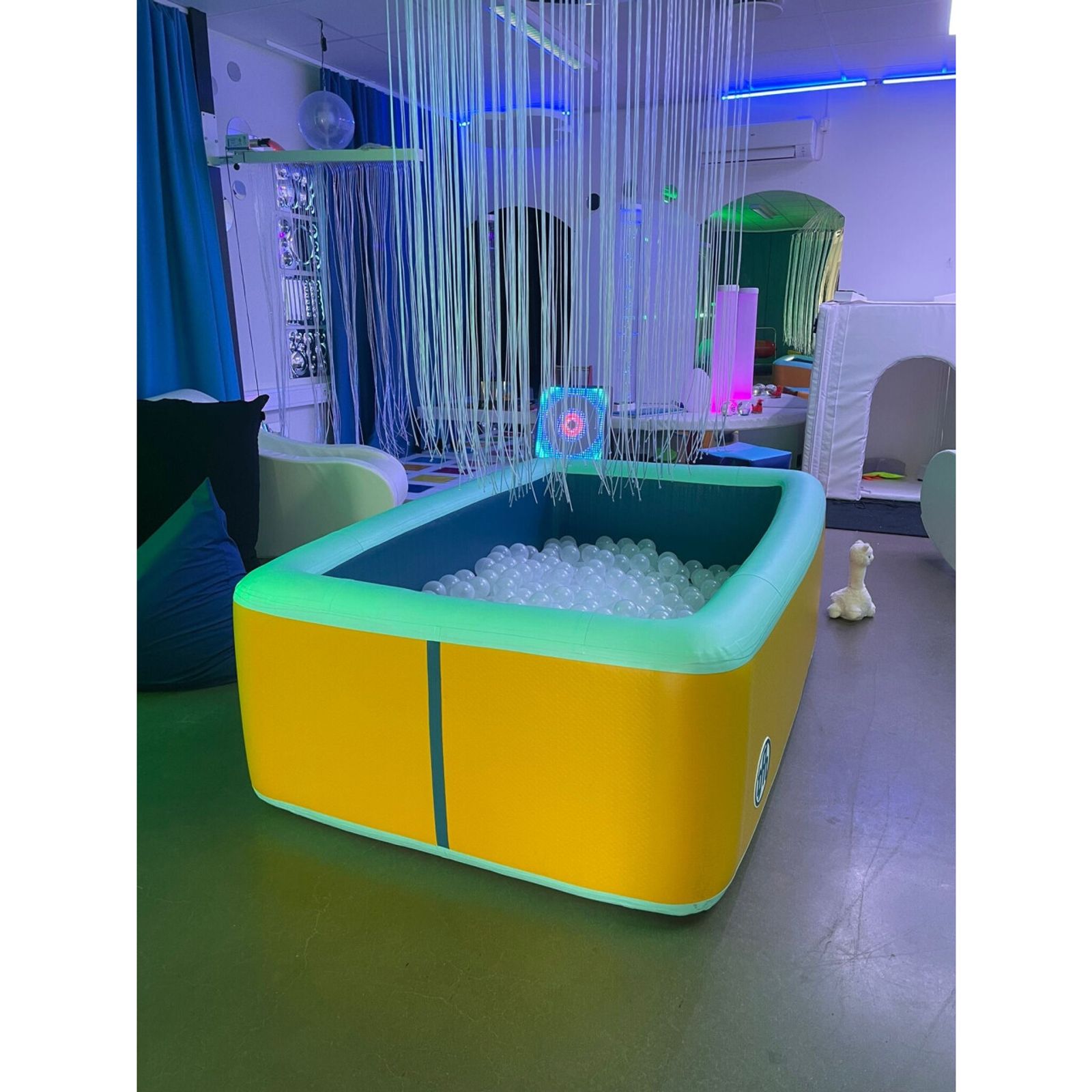 Uppblåsbart bollhav Rektangulärt