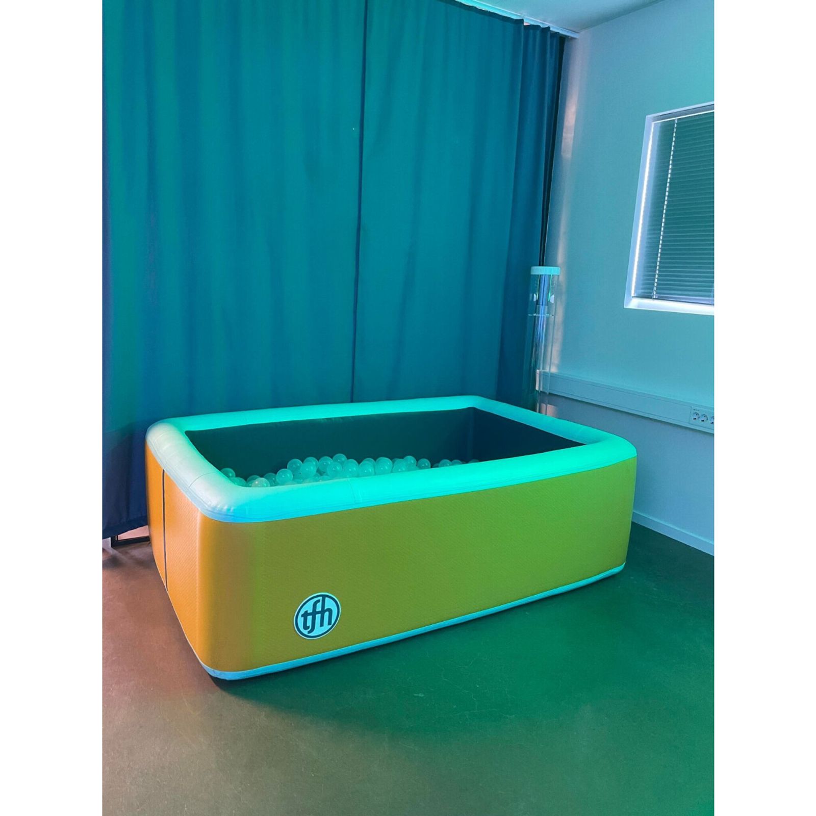 Uppblåsbart bollhav Rektangulärt