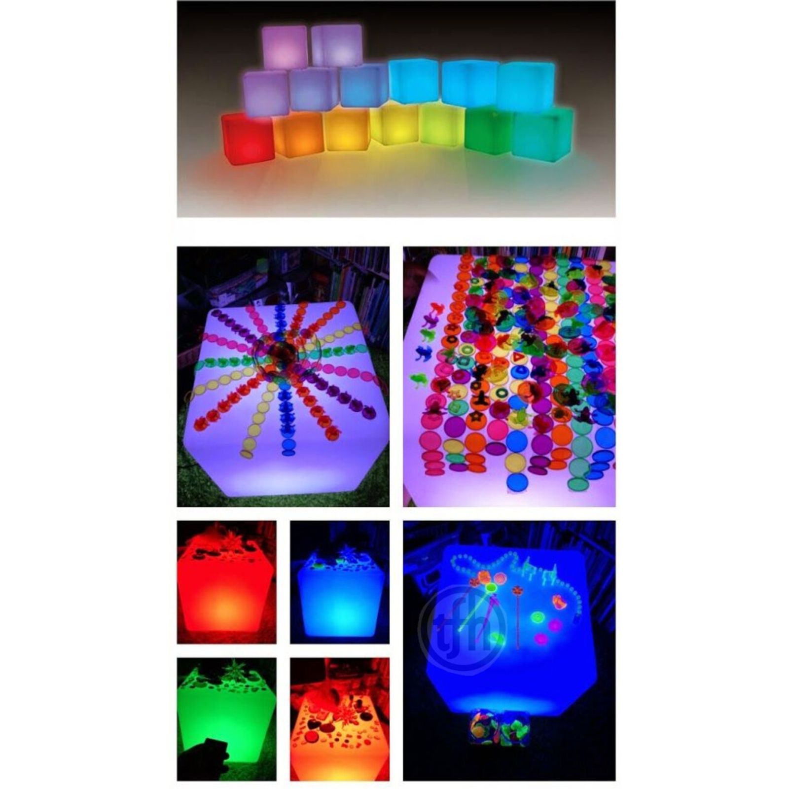 Light Table Sensory Learning Games