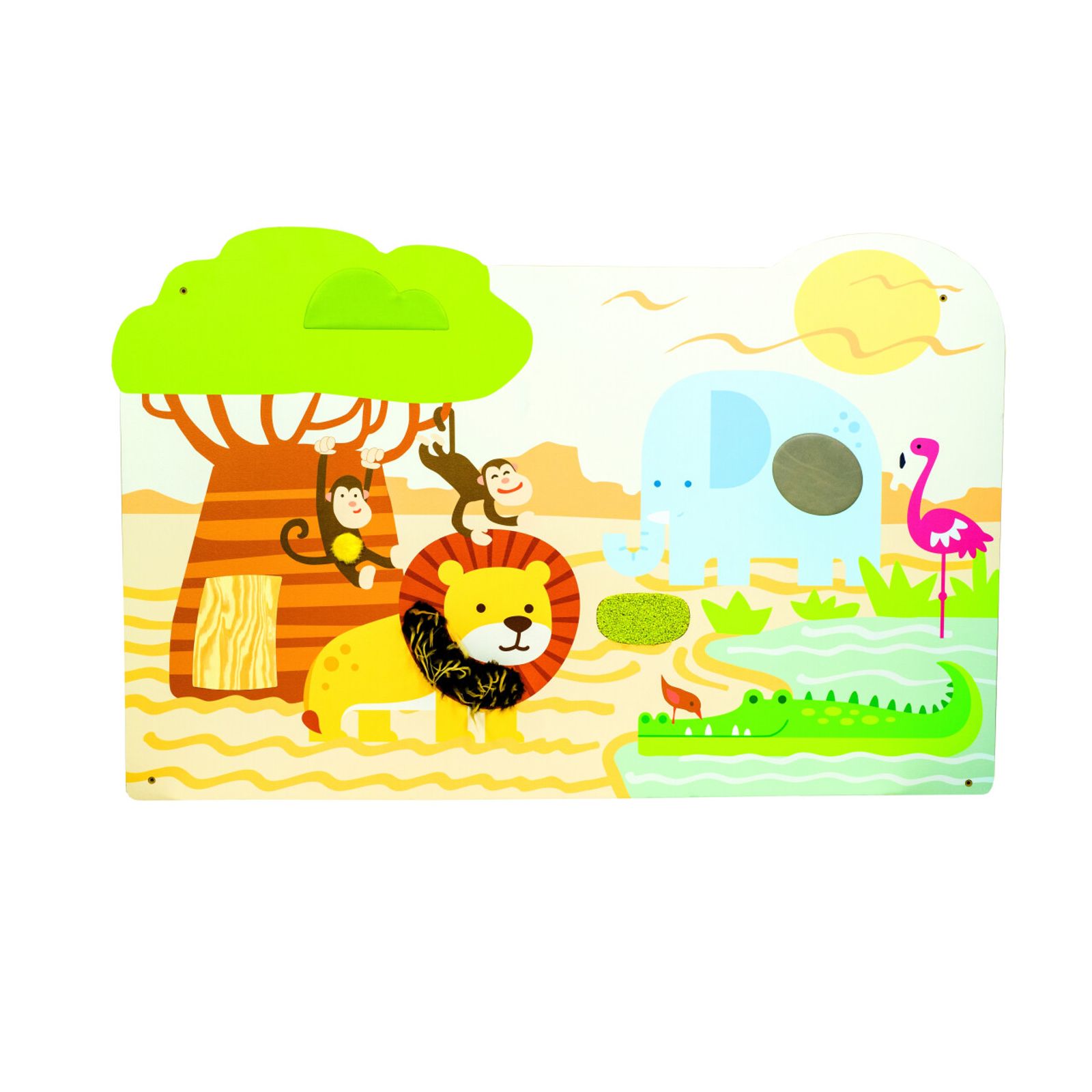 Tactile Jungle Board - 5 Tactile Elements
