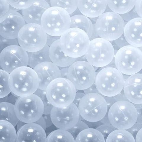 Clear Antimicrobial Ball Pool Balls  