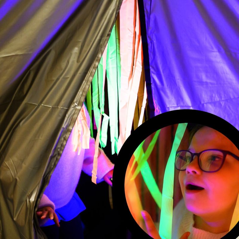 Whisper Wash Inclusive Sensory Run & Roll Tunnel