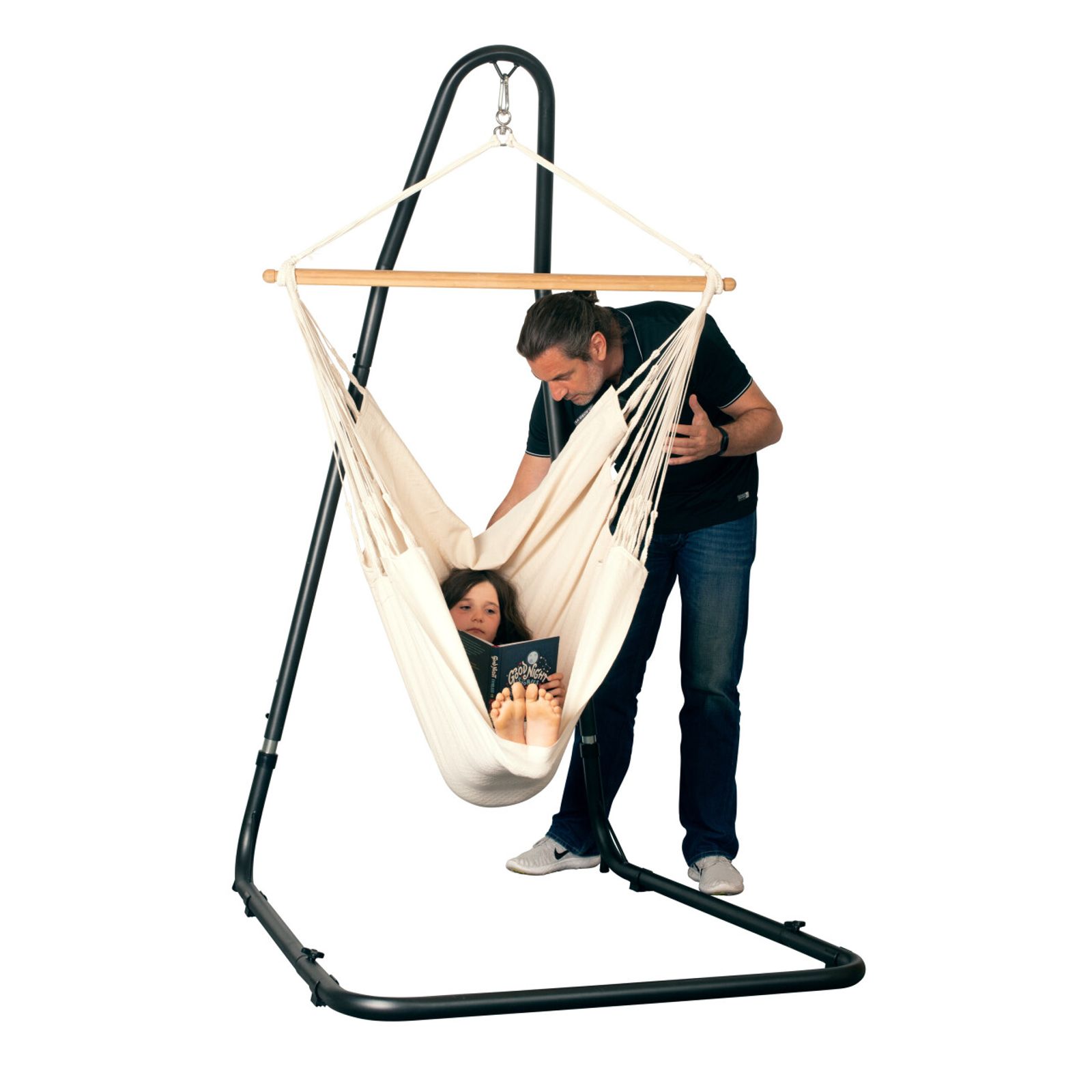 Habana Latte Organic Cotton Hammock Chair - Drop Ship