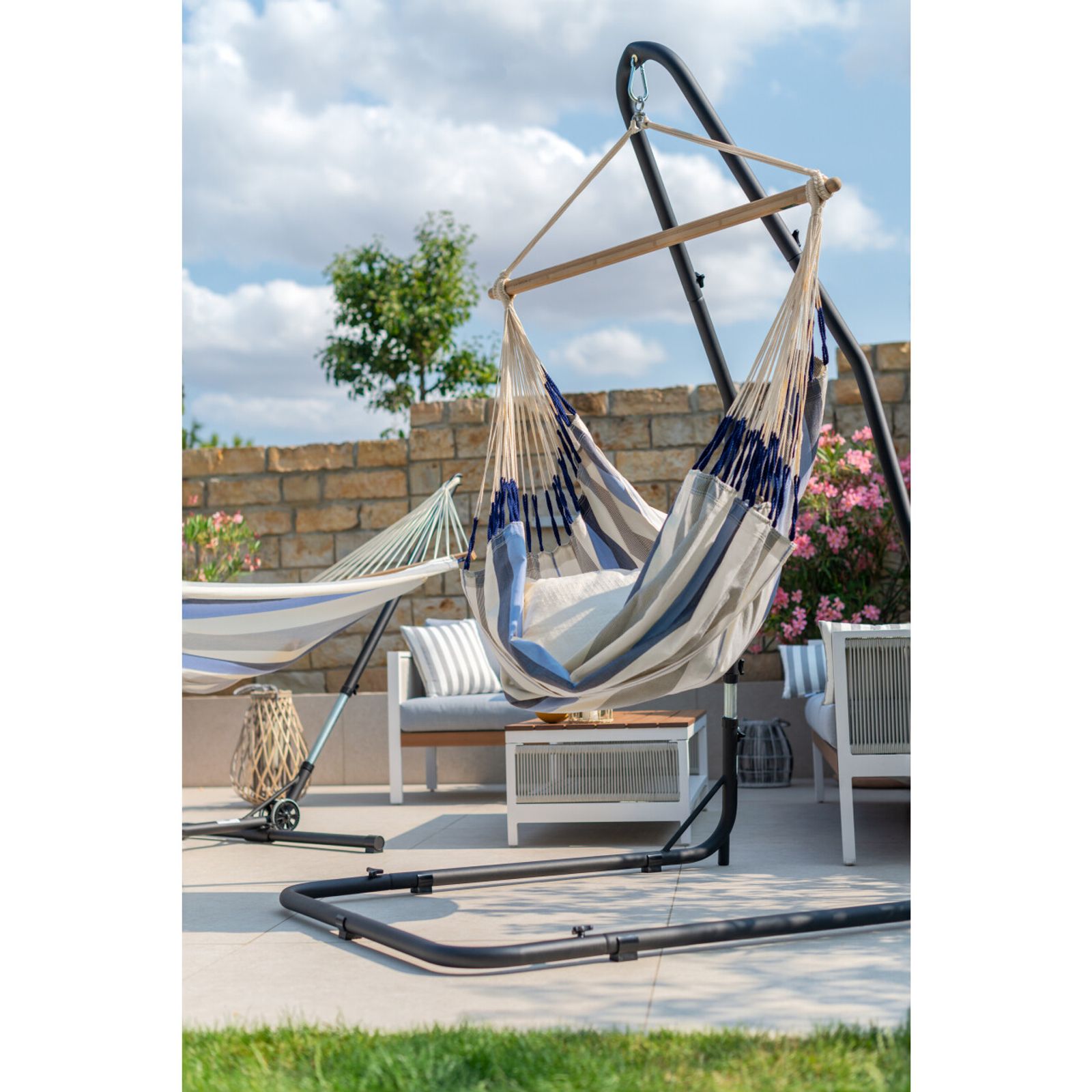 Hammock Chair Stand Amura Anthracite - Drop Ship 