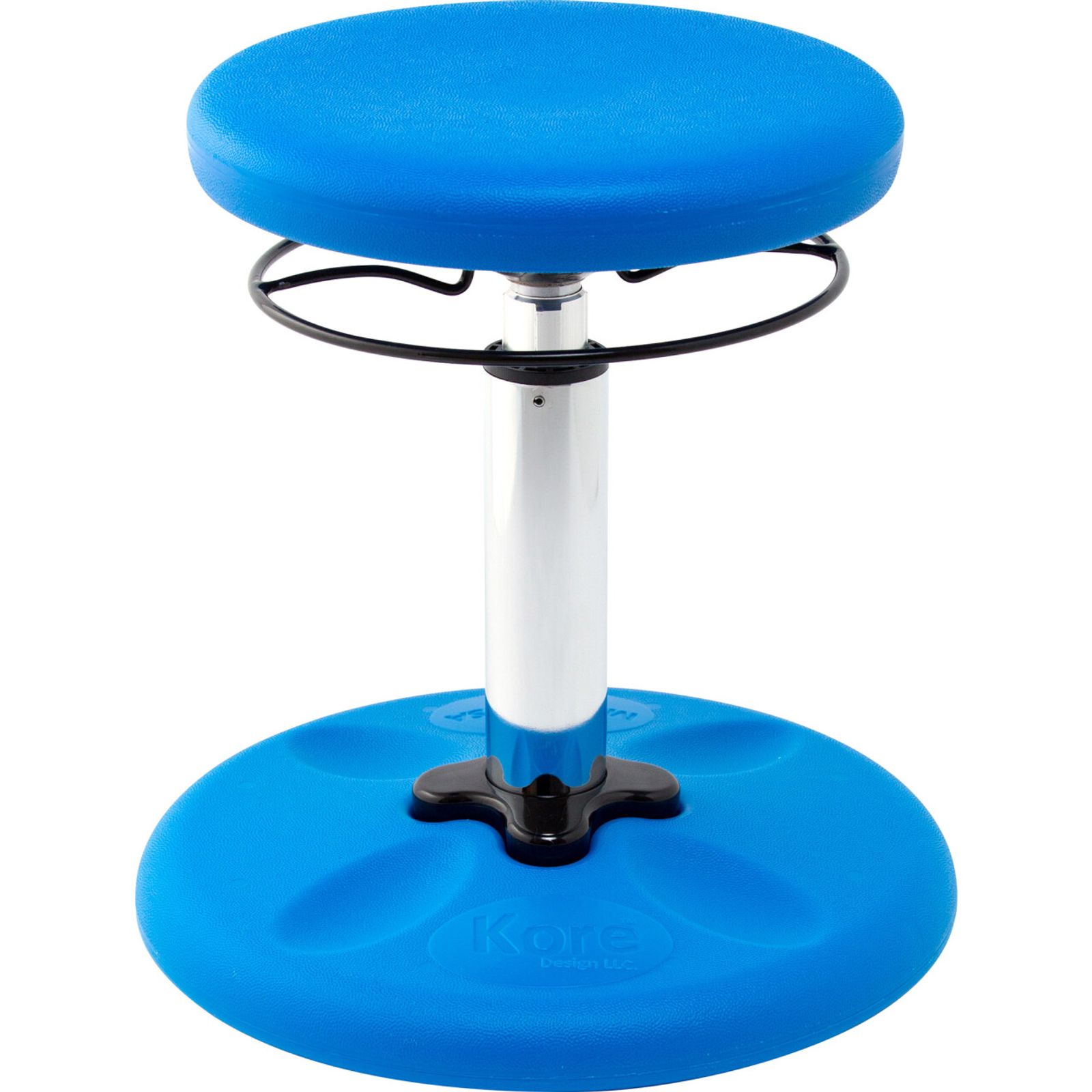 Kids Adjustable Wobble Chair Blue - Drop Ship