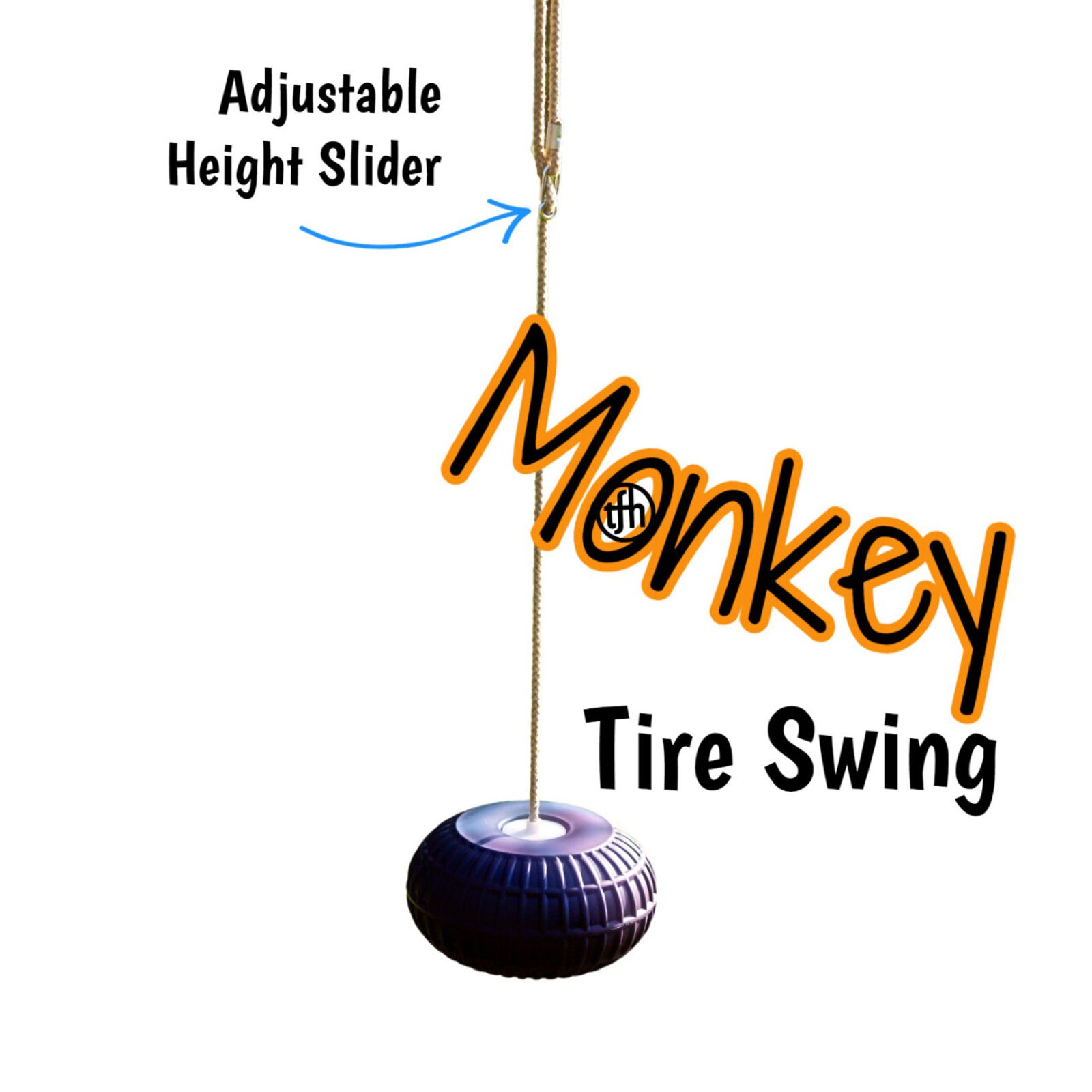 Mini Tire Monkey Ball Swing
