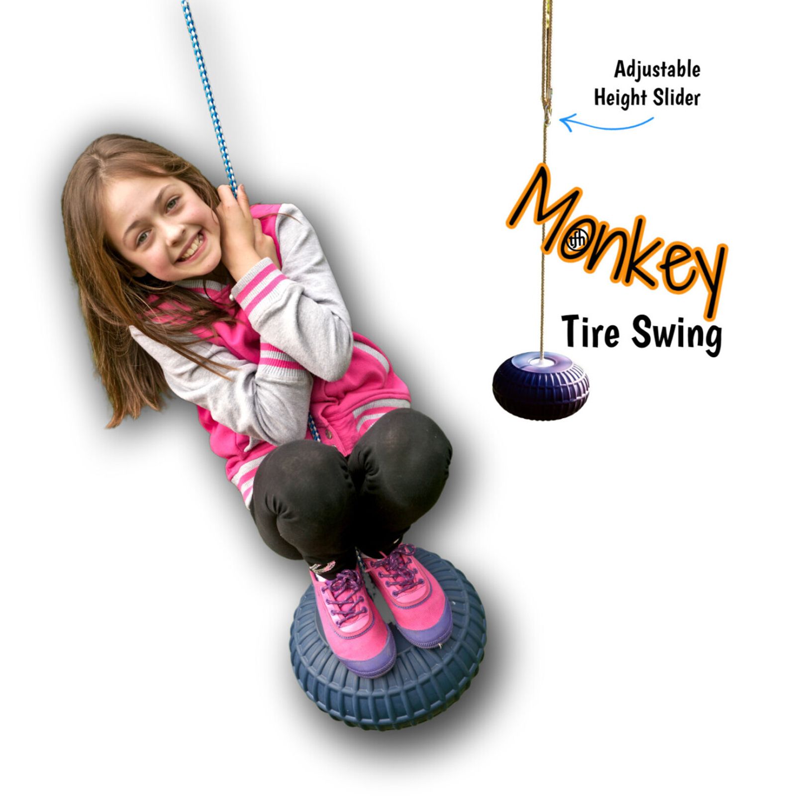 Mini Tire Monkey Ball Swing