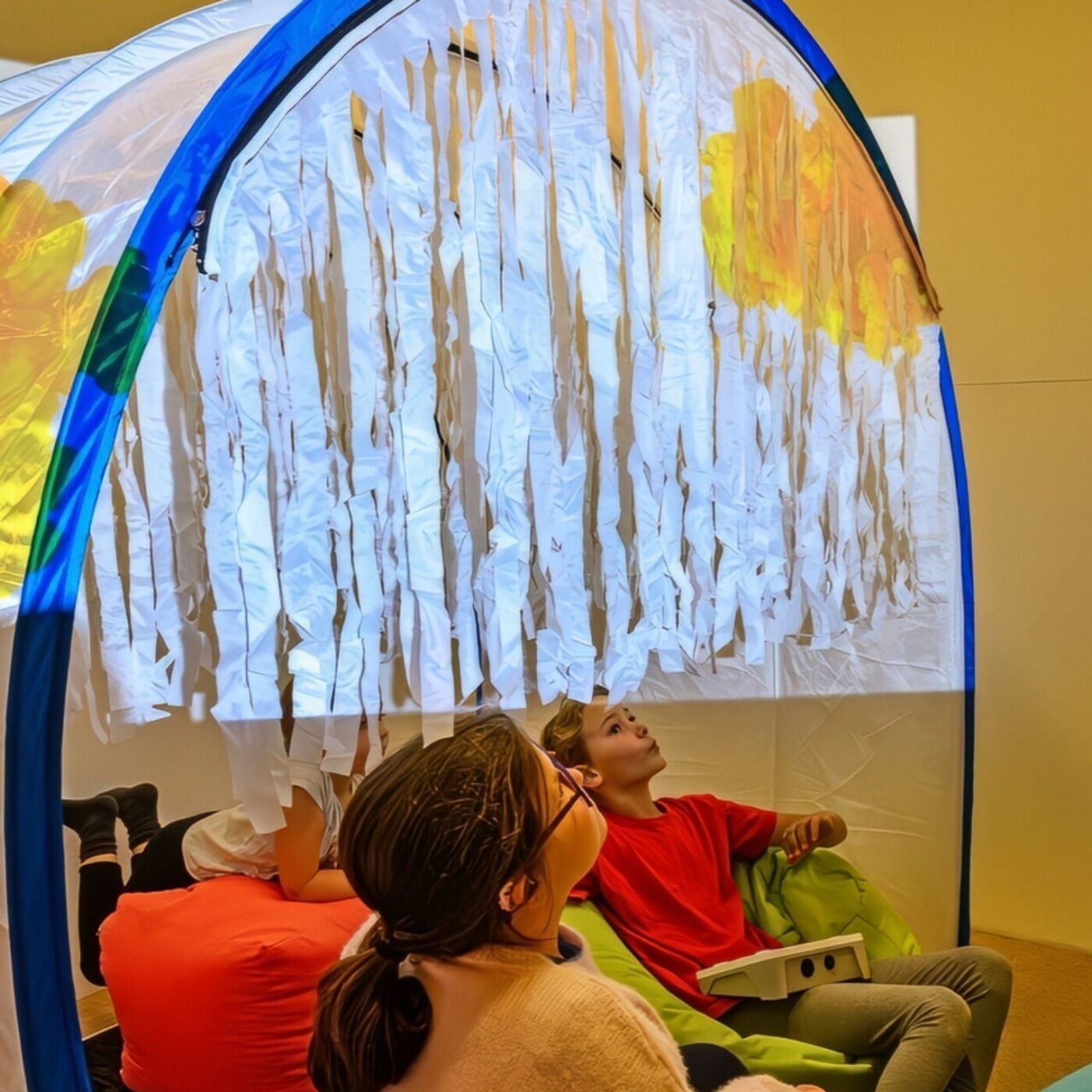 Whisper Wash White Sensory Tunnel