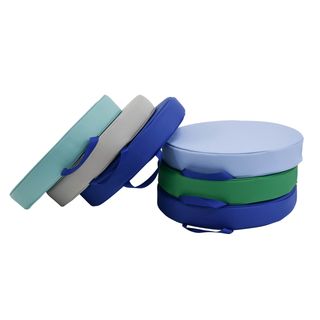 Round Contemporary Floor Cushions - Drop Ship