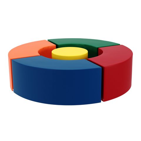 Childrens Factory 5 Piece Curve Seating 