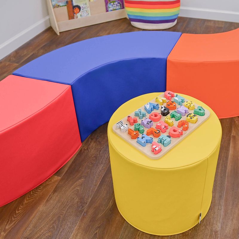 Childrens Factory 5 Piece Curve Seating 