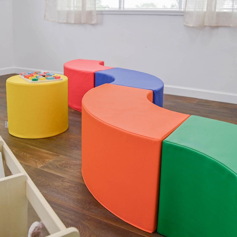 Childrens Factory 5 Piece Curve Seating 