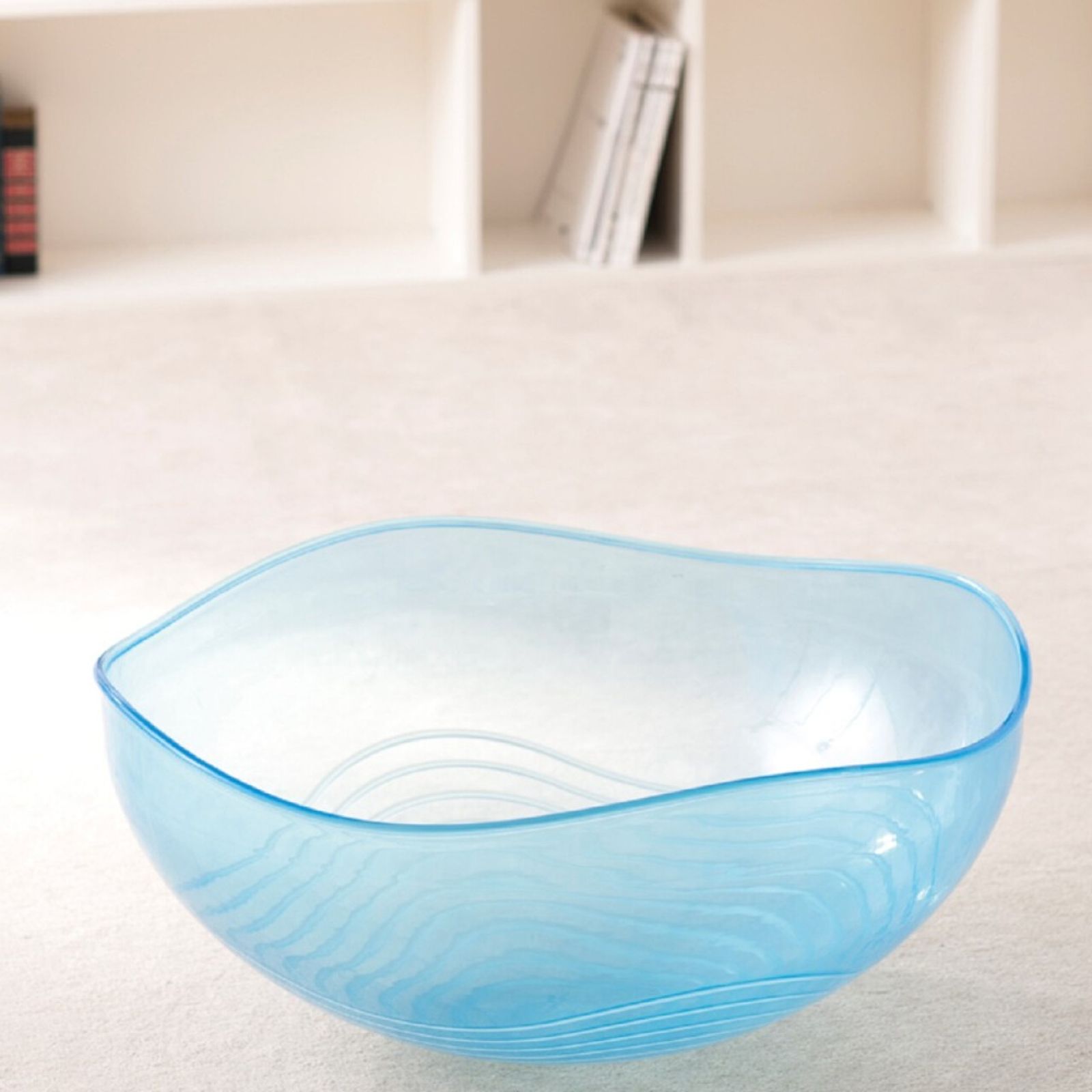 Rocking Bowl Clear Blue - Drop Ship 