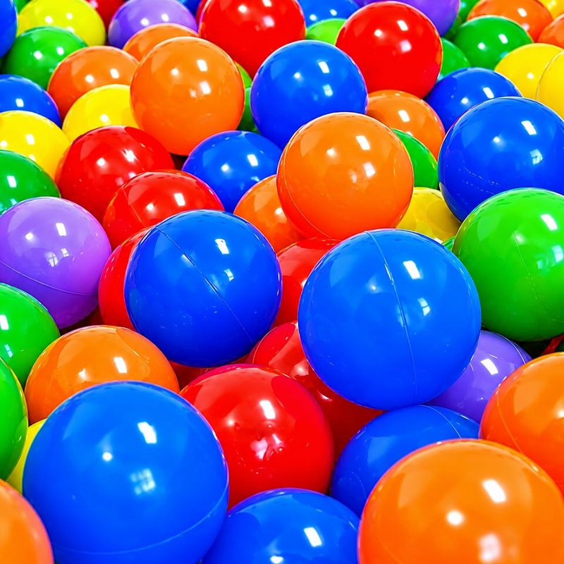 1,000 Ball Pool Balls Mixed Colours
