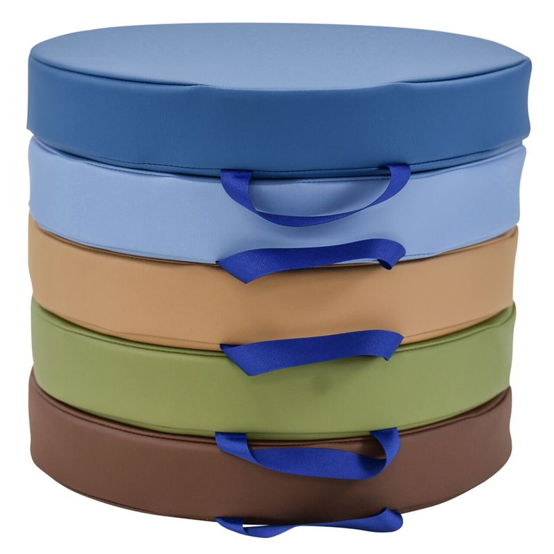Round Contemporary Floor Cushions  