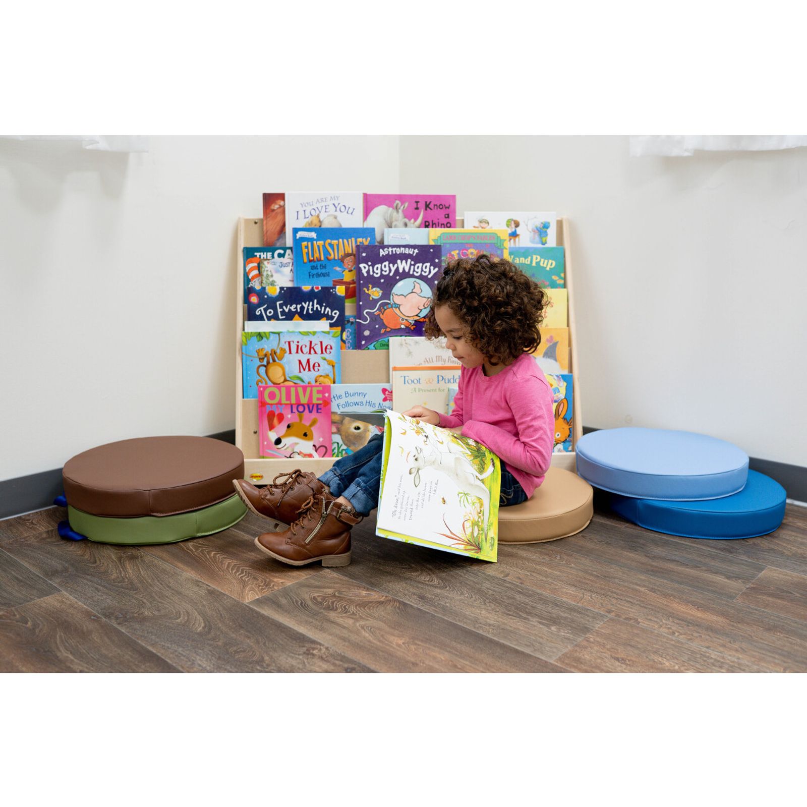 Round Woodland Floor Cushions - Drop Ship