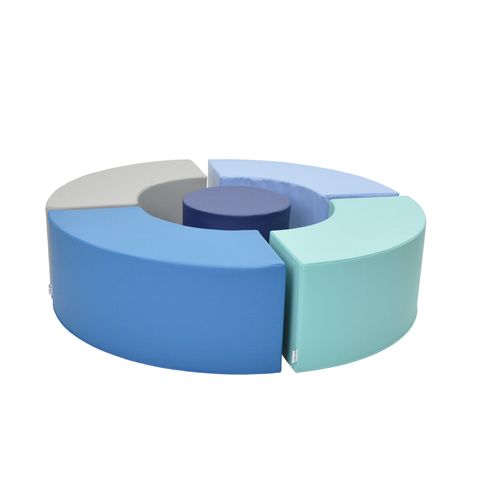 Childrens Factory Tranquility 5-Piece Curve Seating  