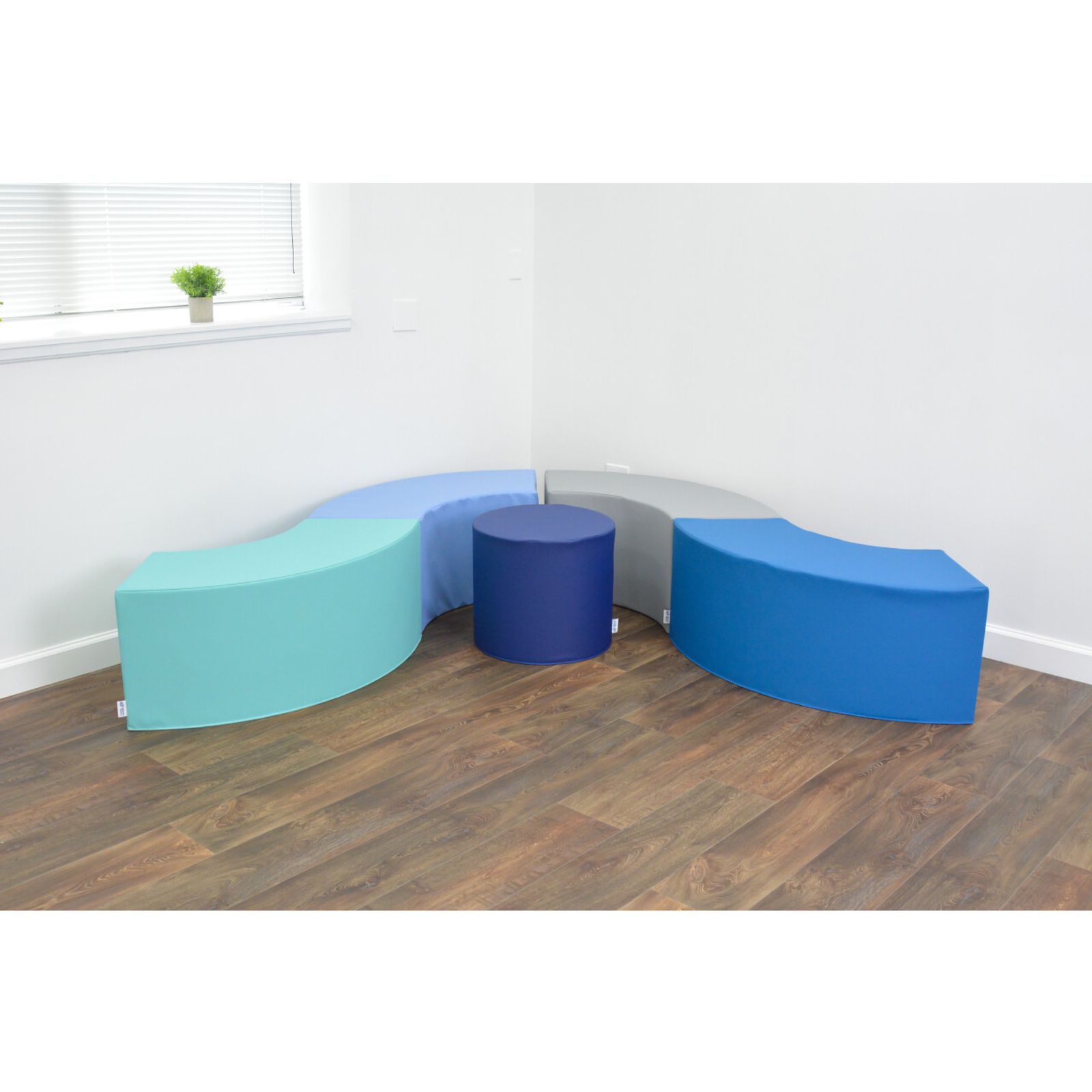 Childrens Factory 5 Piece Curve Seating - Drop Ship