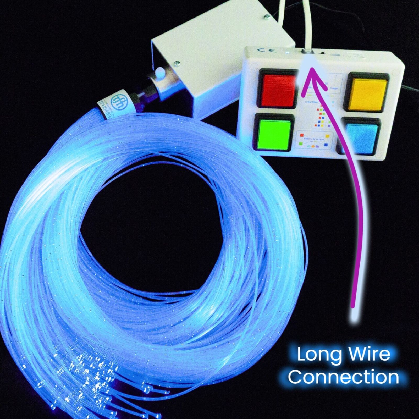 200 Fibre Optic Tails - colour control