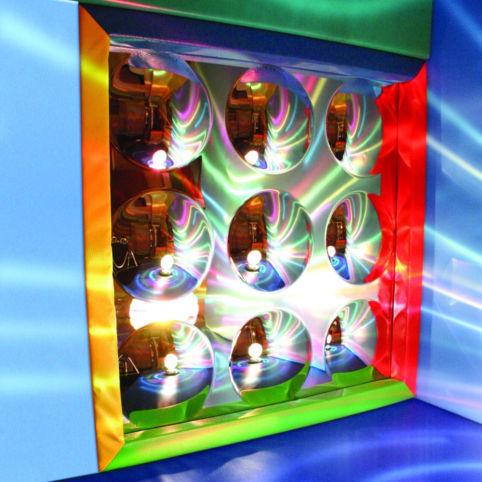 Mirror, Soft-frame with 9 Bubbles