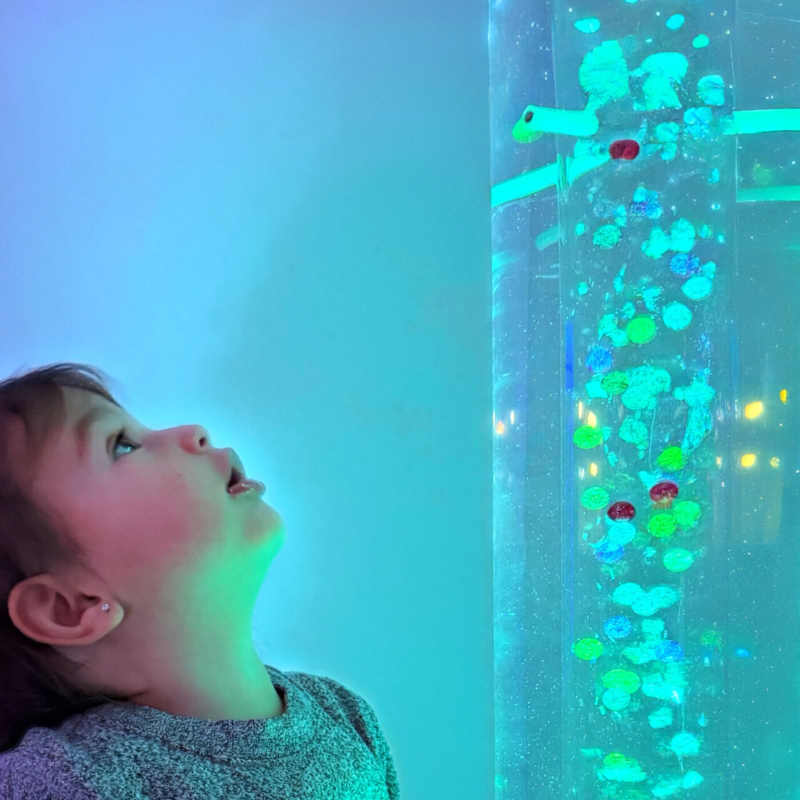 Water Tube, Cascading Beads Insert, 70" tall