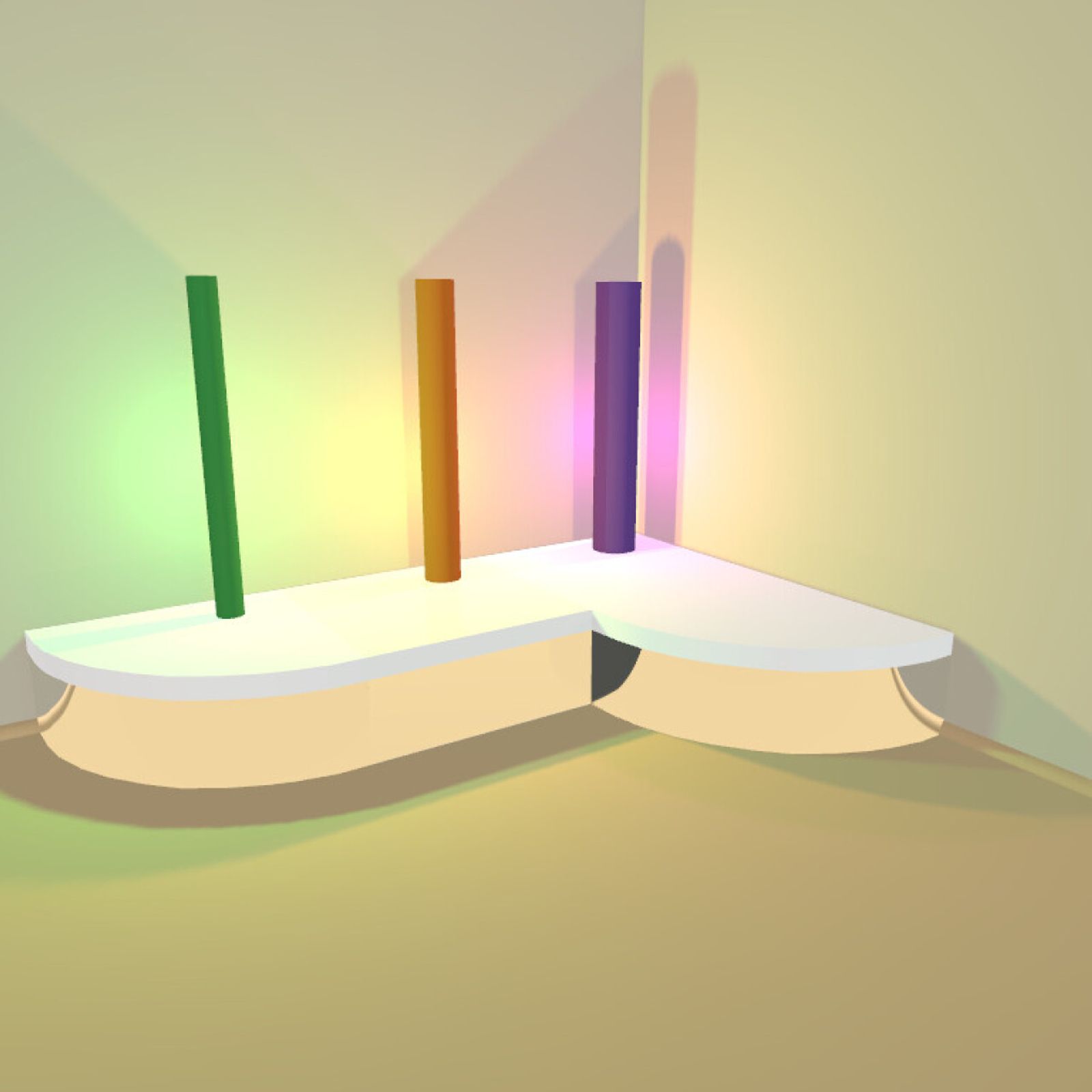 Square Corner Tube Podium