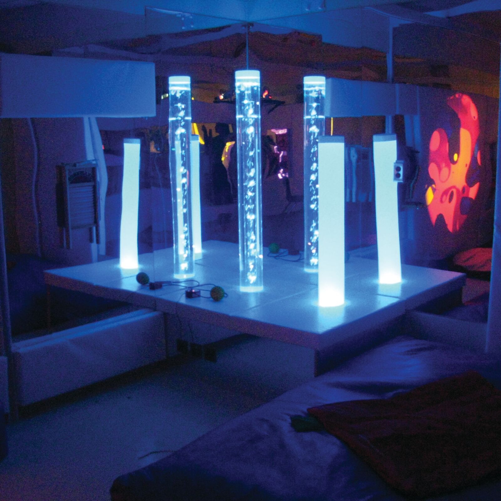 Cushioned Bubble Tube Seats